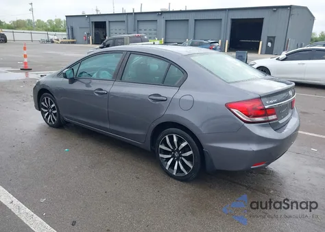 2015 Honda Civic Ex-L from USA, damaged, VIN 19XFB2F94FE039048